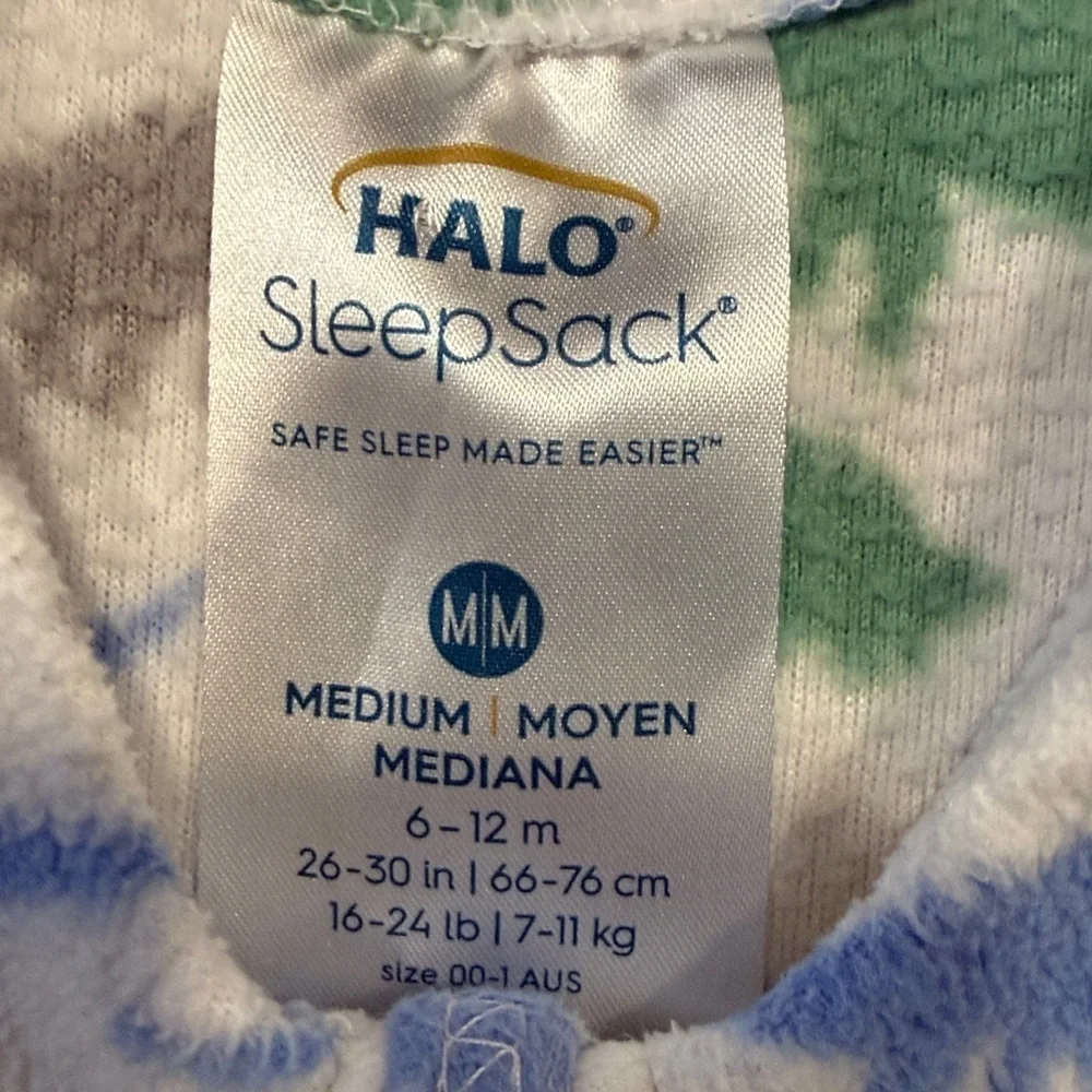 Halo boys  dinosaur sleepsack size medium.
